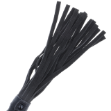 Schwarze Bondage-Peiste mit Ledergriff von Darkness Sensations | Fesselliebe.de