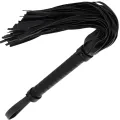 Schwarze Bondage-Peiste 42cm aus Leder von Darkness Sensations