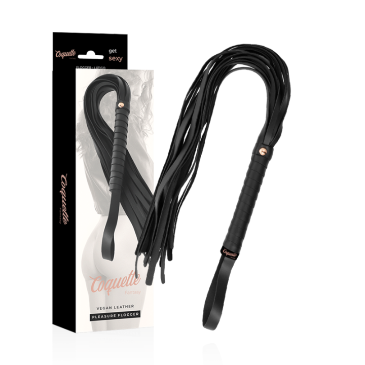 Fantasy-Peitsche aus Veganem Leder von Coquette Fantasy | Fesselliebe.de