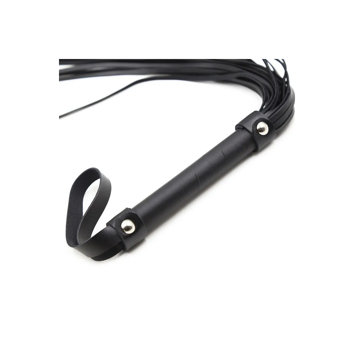 Silberne Armbnder mit Peitsche von Ohmama Fetish | Fesselliebe.de