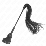 Fußförmige Paddel mit Quastenpeitsche 31 cm von Kink Impact & Touch | Fesselliebe.de