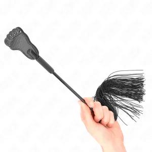 Fußförmige Paddel mit Quastenpeitsche 31 cm von Kink Impact & Touch