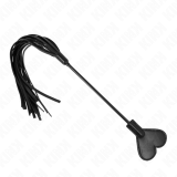 Range Peitsche mit Herzplatte 35 cm von Kink Impact & Touch | Fesselliebe.de