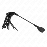 Range Peitsche mit Herzplatte 35 cm von Kink Impact & Touch | Fesselliebe.de