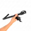 Peitsche mit Schwarzem Strukturiertem Griff 48,5 cm von Kink Impact & Touch