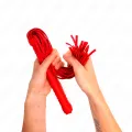 Peitsche mit Rotem Strukturiertem Griff 48,5 cm von Kink Impact & Touch