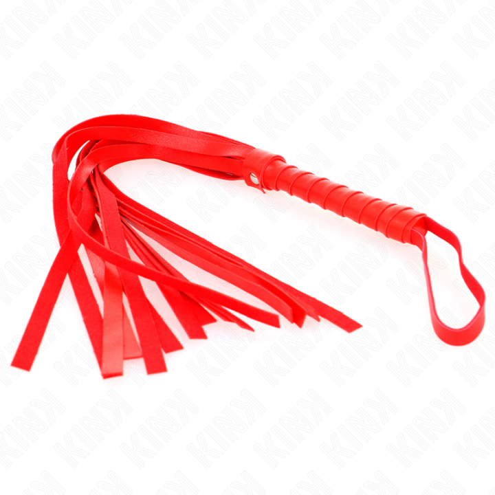 Einfache Rote Peitsche 45 cm von Kink Impact & Touch | Fesselliebe.de