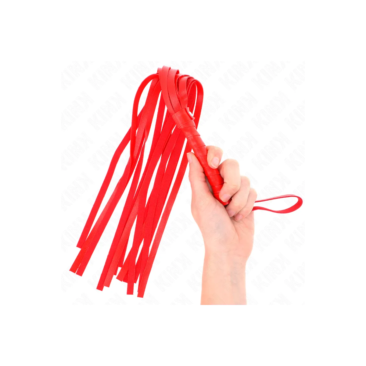 Einfache Rote Peitsche 45 cm von Kink Impact & Touch | Fesselliebe.de