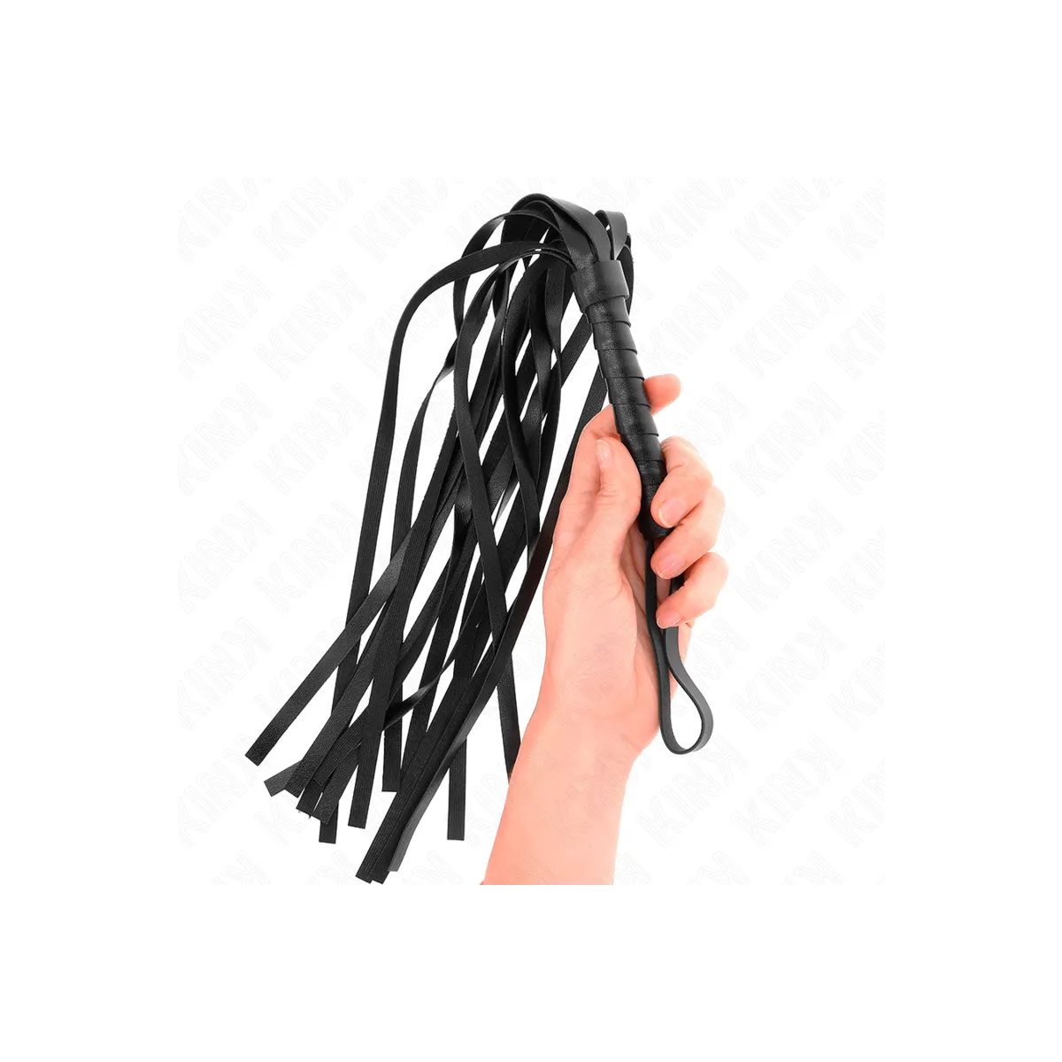 Einfache Schwarze Peitsche 45 cm von Kink Impact & Touch | Fesselliebe.de