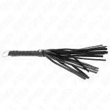 Einfache Mini-Peitsche Schwarz 28 cm von Kink Impact & Touch | Fesselliebe.de
