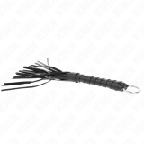 Einfache Mini-Peitsche Schwarz 28 cm von Kink Impact & Touch | Fesselliebe.de