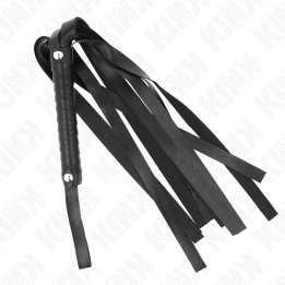 Schwarze Breitschwanzpeitsche 48,5 cm von Kink Impact & Touch | Fesselliebe.de