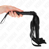 Schwarze Breitschwanzpeitsche 48,5 cm von Kink Impact & Touch | Fesselliebe.de