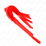 Rote Breitschwanzpeitsche 48,5 cm von Kink Impact & Touch | Fesselliebe.de