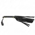 Schwarze Wildleder Mini-Peitsche 30 cm von Kink Impact & Touch