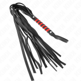 Lange Gestreifte Peitsche 70 cm von Kink Impact & Touch | Fesselliebe.de