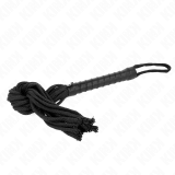 Schwarze Seilpeitsche 56 cm von Kink Impact & Touch | Fesselliebe.de