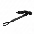 Schwarze Seilpeitsche 56 cm von Kink Impact & Touch