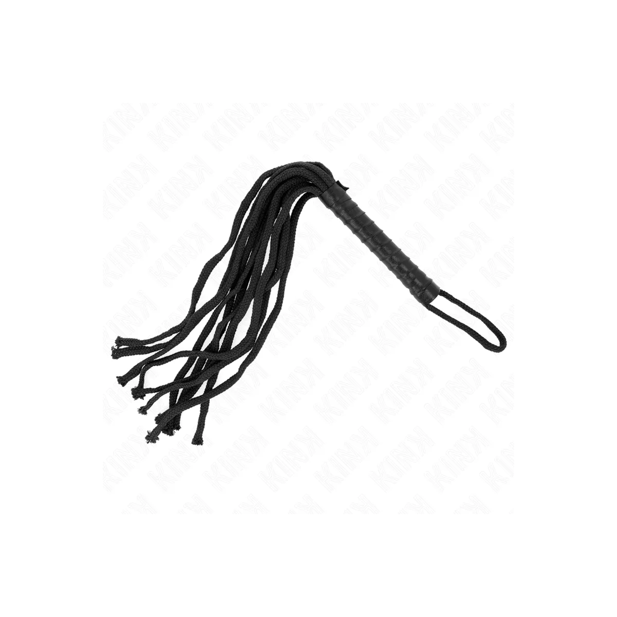Schwarze Seilpeitsche 56 cm von Kink Impact & Touch | Fesselliebe.de