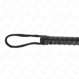 Schwarze Seilpeitsche 56 cm von Kink Impact & Touch | Fesselliebe.de