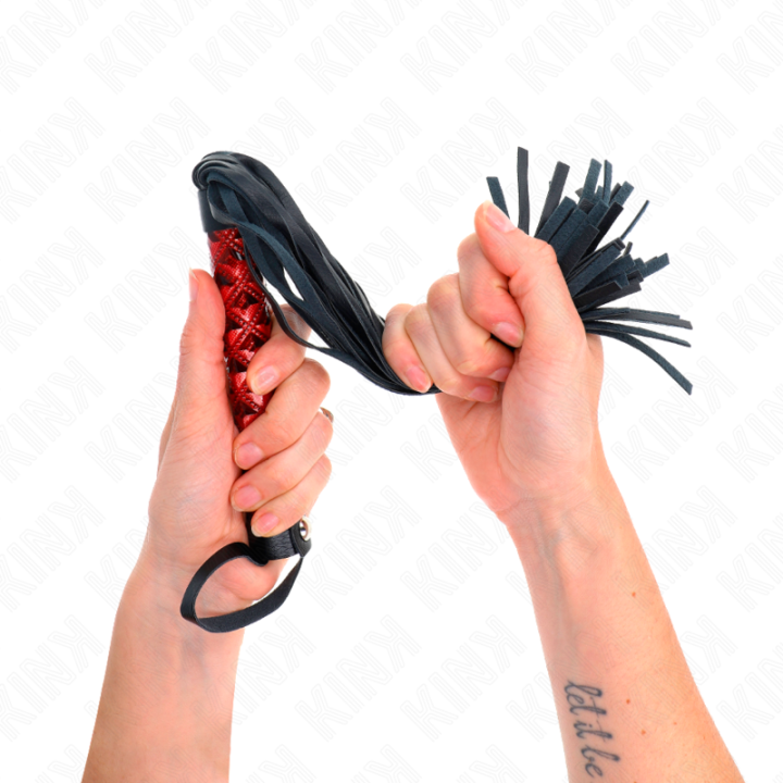 Peitsche mit Rautenmuster 40 cm von Kink Impact & Touch | Fesselliebe.de