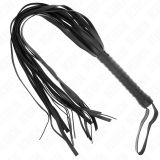 Negro Peitsche mit Kurzem Griff und Langem Schwanz 70 cm von Kink Impact & Touch | Fesselliebe.de