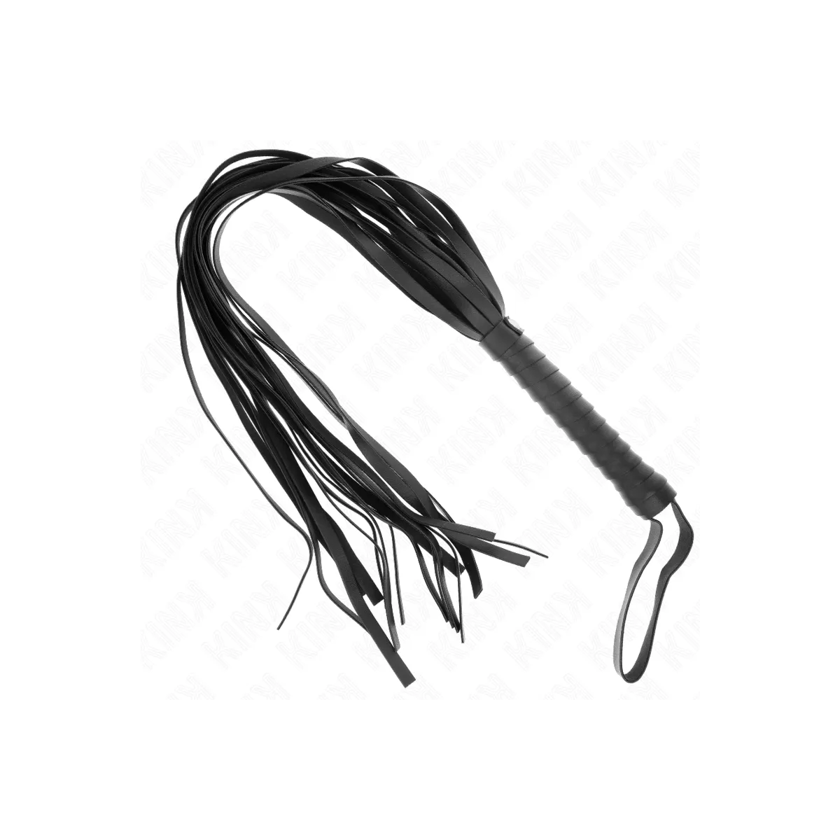 Negro Peitsche mit Kurzem Griff und Langem Schwanz 70 cm von Kink Impact & Touch | Fesselliebe.de