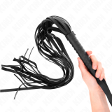 Negro Peitsche mit Kurzem Griff und Langem Schwanz 70 cm von Kink Impact & Touch | Fesselliebe.de