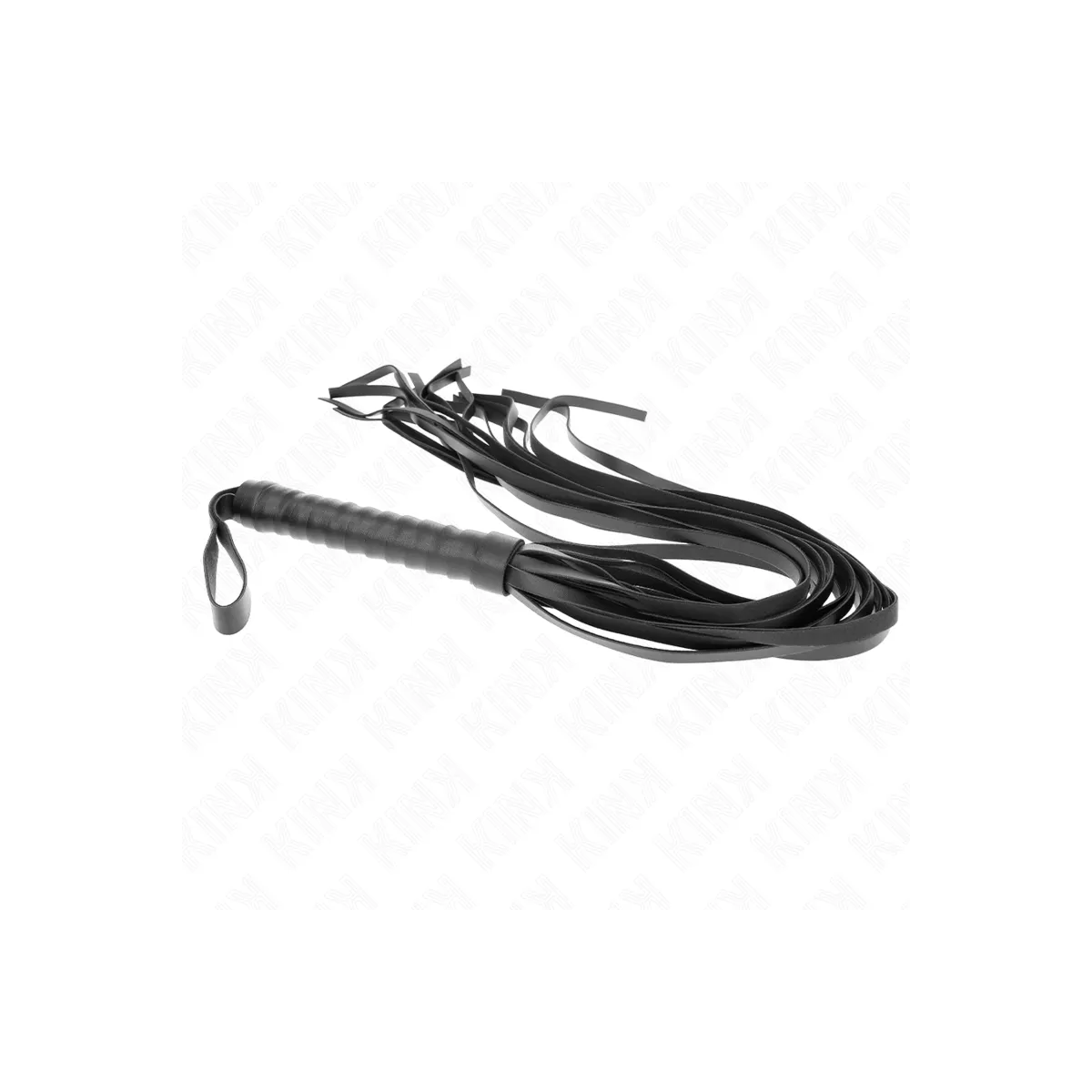 Negro Peitsche mit Kurzem Griff und Langem Schwanz 70 cm von Kink Impact & Touch | Fesselliebe.de
