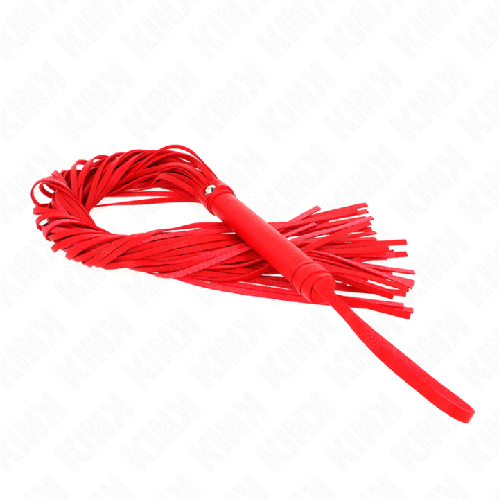 Rote Weich-Pvc-Peitsche 70 cm von Kink Impact & Touch | Fesselliebe.de