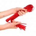 Rote Weich-Pvc-Peitsche 70 cm von Kink Impact & Touch