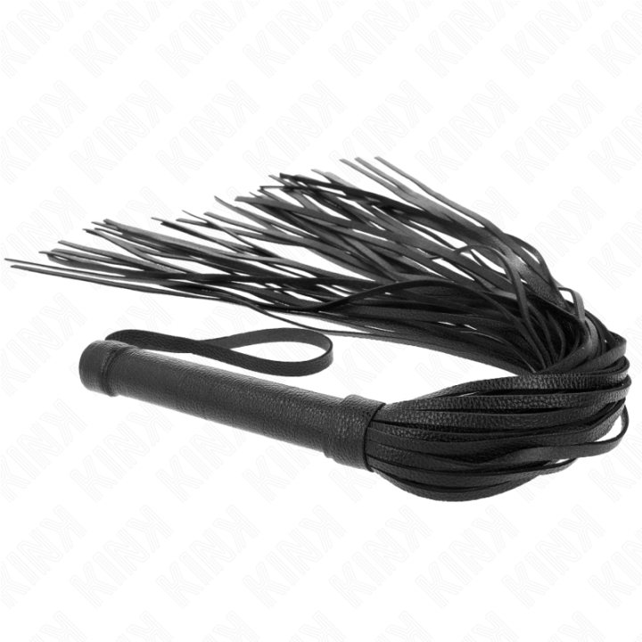 Schwarze Weich-Pvc-Peitsche 70 cm von Kink Impact & Touch | Fesselliebe.de