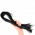 Schwarze Weich-Pvc-Peitsche 70 cm von Kink Impact & Touch