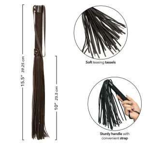 Nocturnal Flogger Leder Schwarz von Calexotics