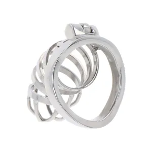 Extreme Keuschheitspumpenkäfig aus Metall von Hidden Desire