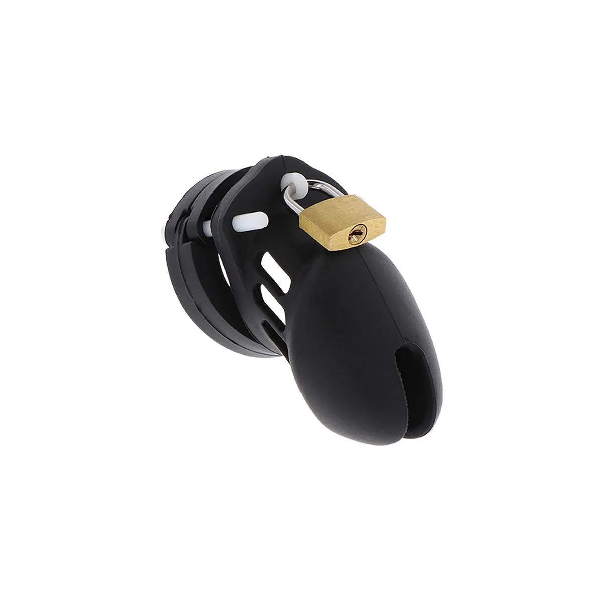 Extreme Keuschheitspumpenkäfig aus Silikon Grösse S Schwarz von Hidden Desire | Fesselliebe.de