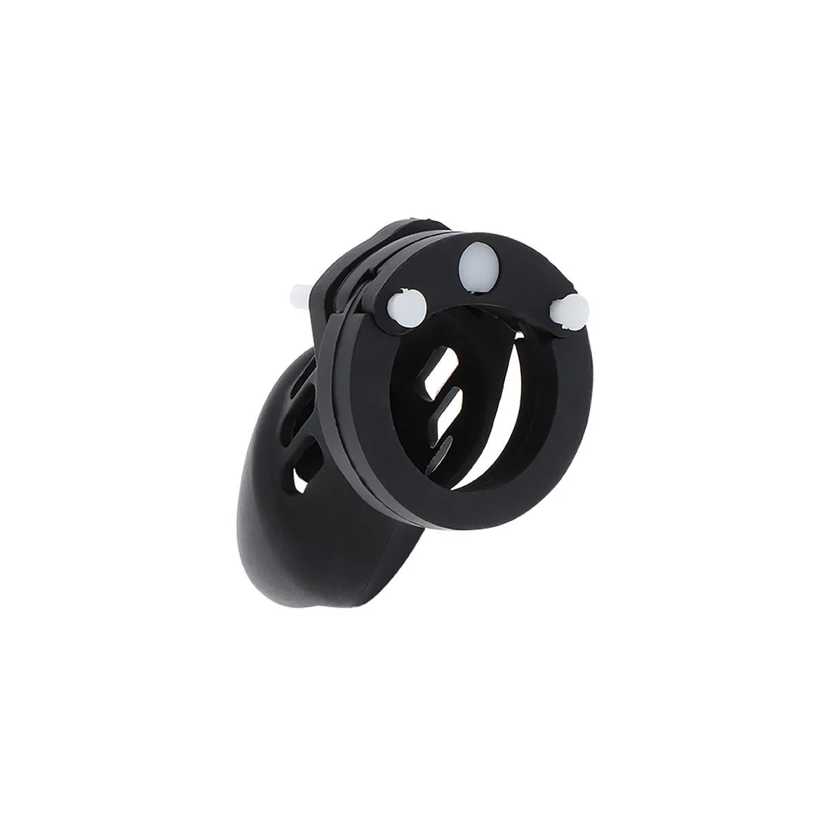 Extreme Keuschheitspumpenkäfig aus Silikon Grösse S Schwarz von Hidden Desire | Fesselliebe.de