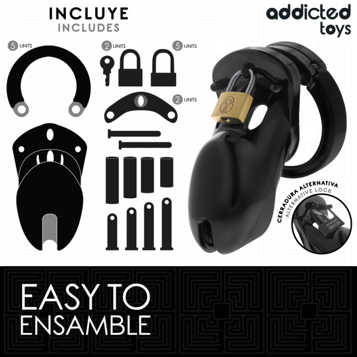 Verbotenes Peniskäfig 10 cm von Addicted Toys Locked | Fesselliebe.de