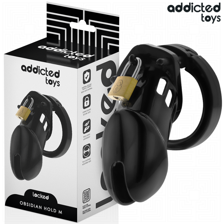 Obsidian Hold Peniskäfig Grösse M von Addicted Toys Locked | Fesselliebe.de