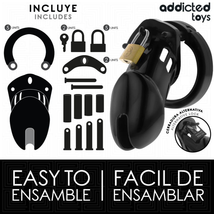Obsidian Hold Peniskäfig Grösse M von Addicted Toys Locked | Fesselliebe.de