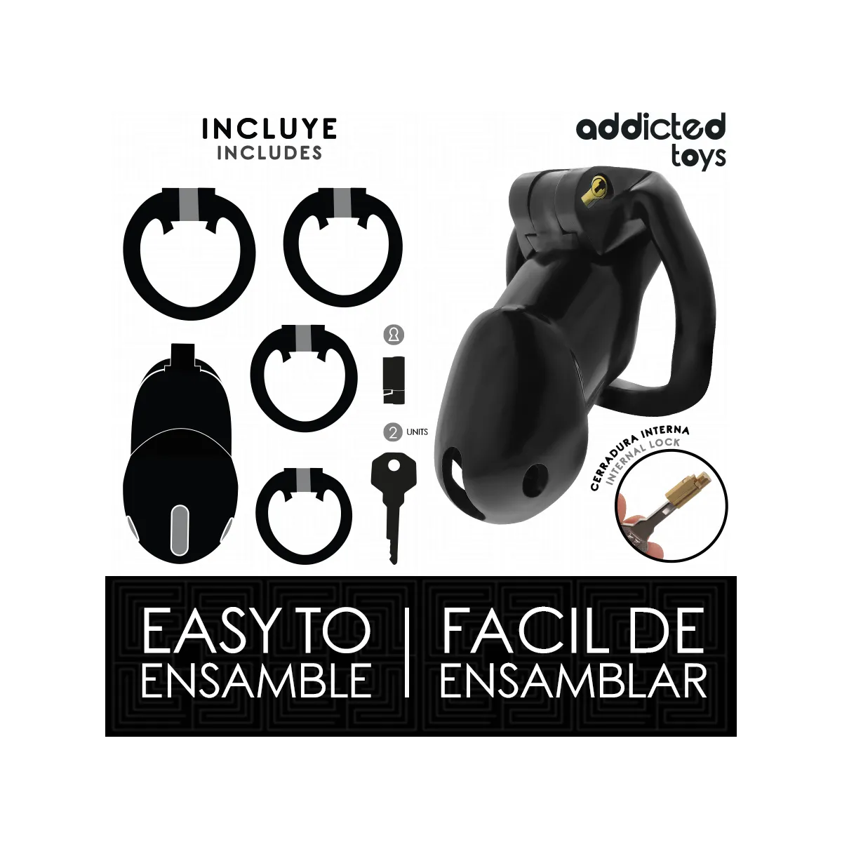 Mindnight Cell Peniskäfig Grösse L von Addicted Toys Locked | Fesselliebe.de