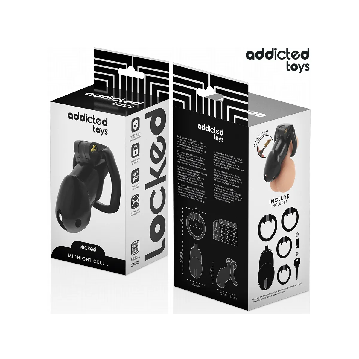 Mindnight Cell Peniskäfig Grösse L von Addicted Toys Locked | Fesselliebe.de