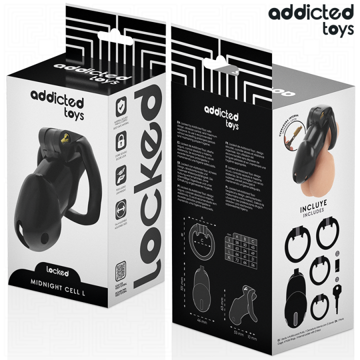 Mindnight Cell Peniskäfig Grösse L von Addicted Toys Locked | Fesselliebe.de