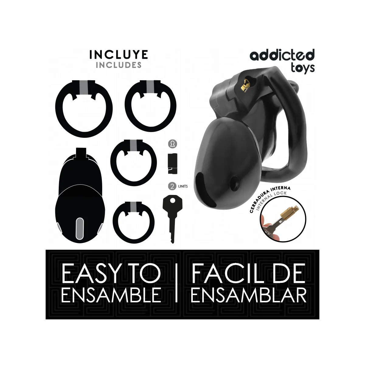 Mindnight Cell Penis Cage Grösse S von Addicted Toys Locked | Fesselliebe.de