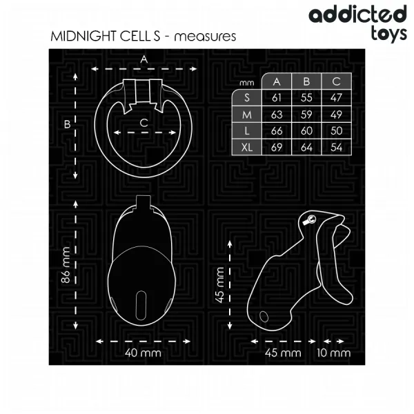 Mindnight Cell Penis Cage Grösse S von Addicted Toys Locked | Fesselliebe.de