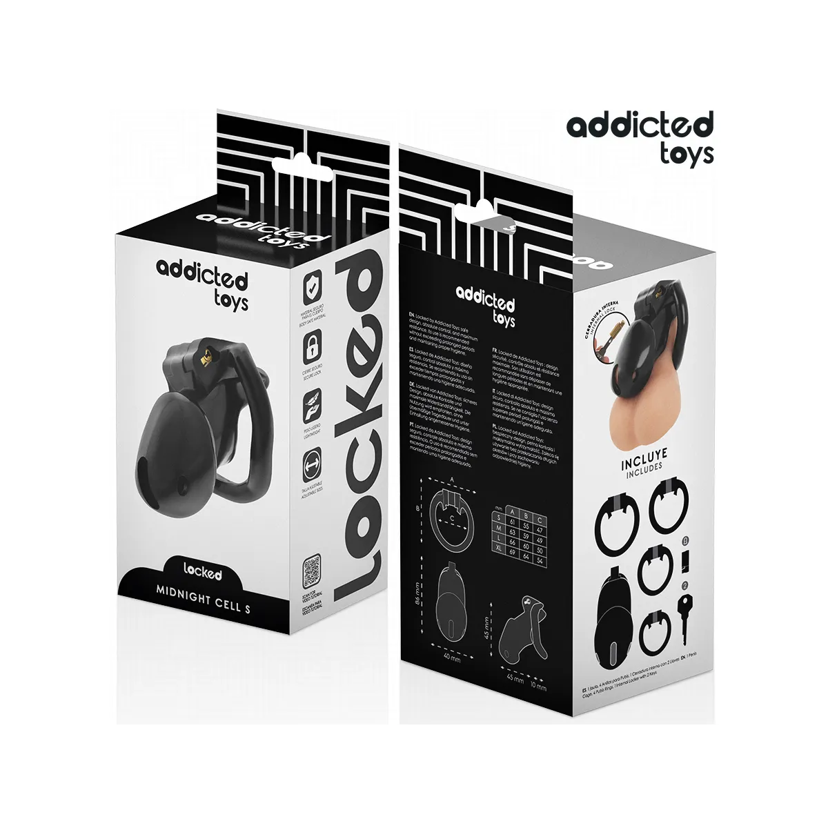 Mindnight Cell Penis Cage Grösse S von Addicted Toys Locked | Fesselliebe.de