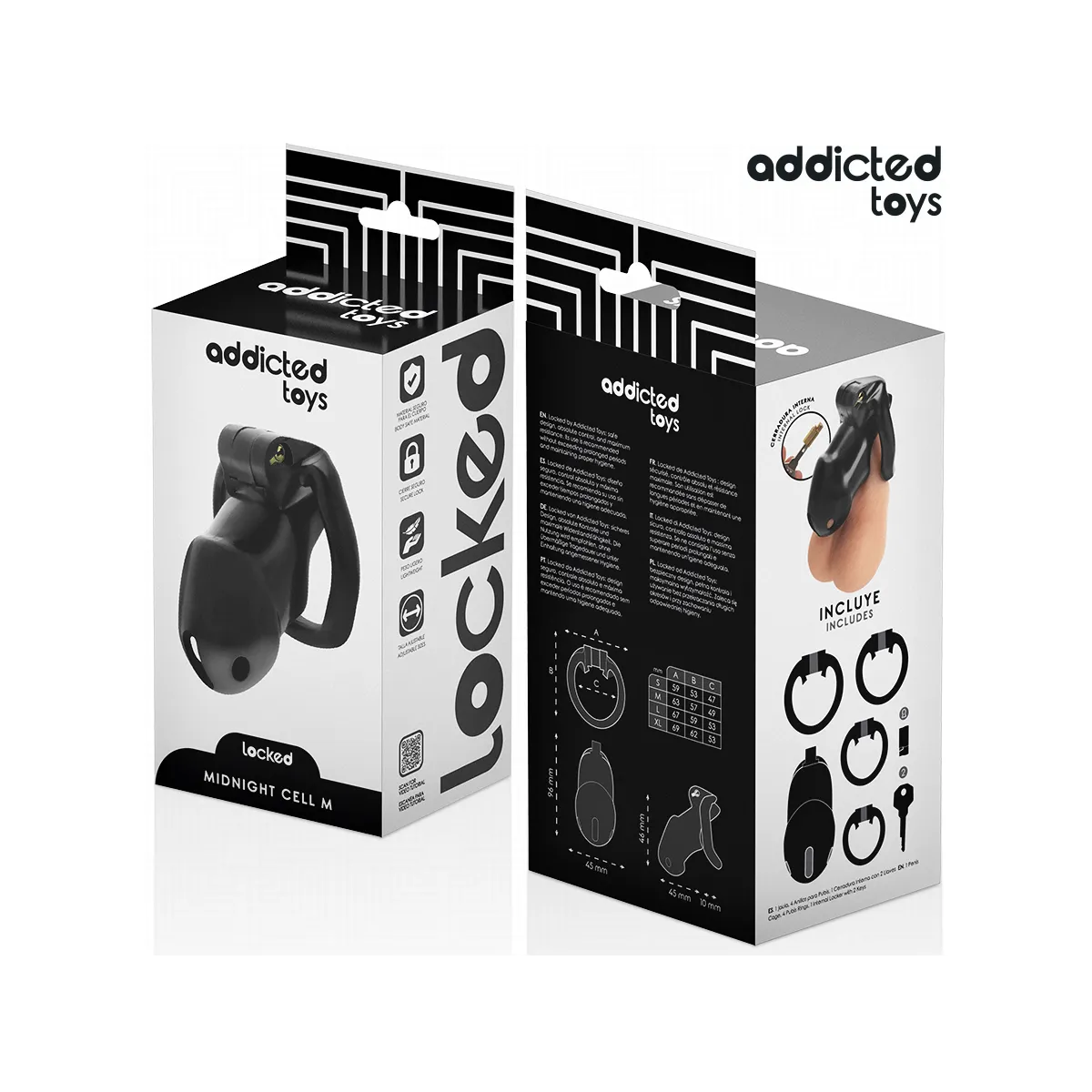 Mindnight Cell Penis Cage Grösse M von Addicted Toys Locked | Fesselliebe.de