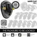 Schlüsselloser Peniskäfig 11,5 cm von Addicted Toys Locked