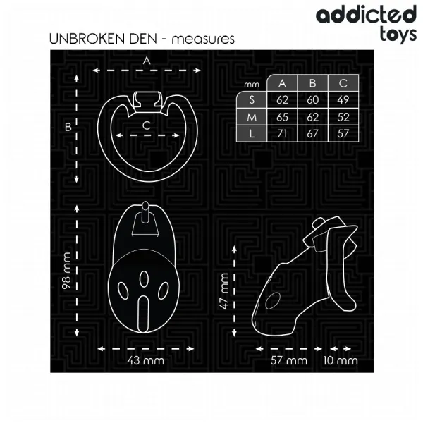 Unbroken den Peniskäfig 9,8 cm von Addicted Toys Locked | Fesselliebe.de