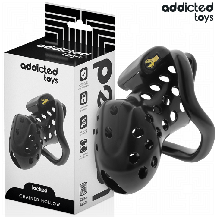 Angeketteter Hohlpeniskäfig 10,5 cm von Addicted Toys Locked | Fesselliebe.de